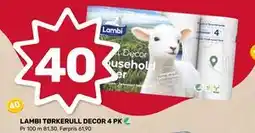 Matkroken LAMBI TØRKERULL DECOR 4 PK tilbud