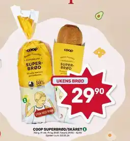Matkroken COOP SUPERBRØD/SKÅRET tilbud