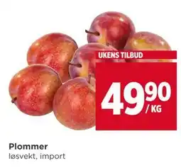 Meny Plommer tilbud