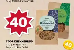 Matkroken COOP KNEKKEBRØD tilbud