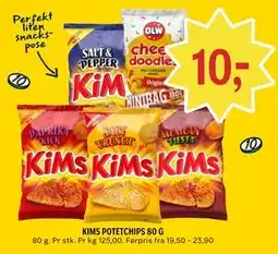 Coop Prix KIMS POTETCHIPS 80 G tilbud