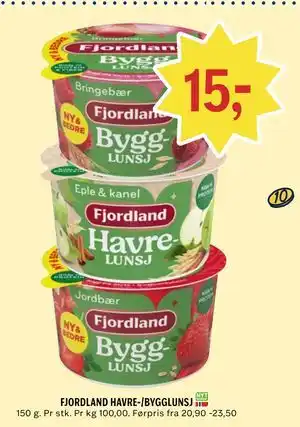 FJORDLAND HAVRE-/BYGGLUNSJ