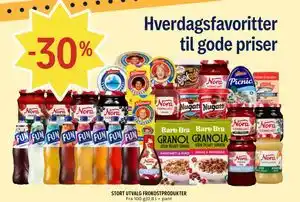 Coop Prix STORT UTVALG FROKOSTPRODUKTER tilbud