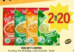 Coop Prix TORO RETT I KOPPEN tilbud