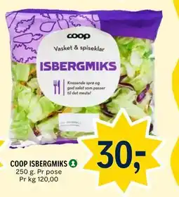 Coop Prix COOP ISBERGMIKS tilbud