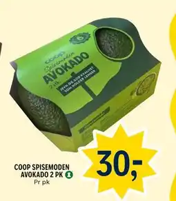 Coop Prix COOP SPISEMODEN AVOKADO 2 PK tilbud