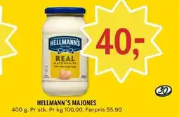 Coop Prix HELLMANN´S MAJONES tilbud