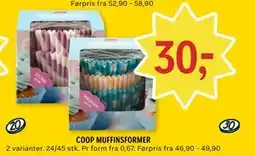 Coop Prix COOP MUFFINSFORMER tilbud