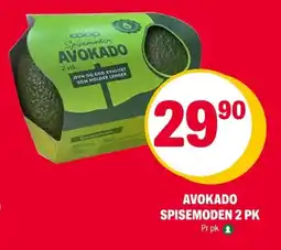 Coop Extra Avokado spisemoden 2 pk tilbud