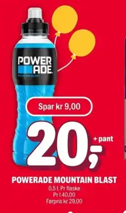 Coop Extra POWERADE Mountain blast tilbud