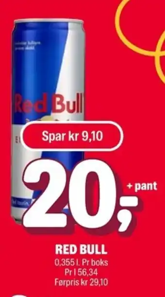 Coop Extra Red bull tilbud