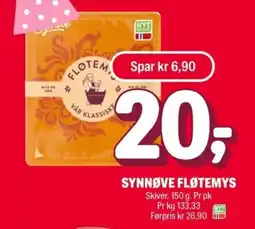 Coop Extra SYNNØVE Fløtemys tilbud
