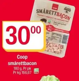 Coop Extra COOP Smårettbacon tilbud