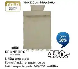 JYSK LINDA sengesett tilbud