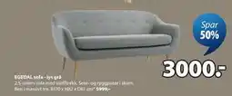 JYSK EGEDAL sofa - lys grå tilbud