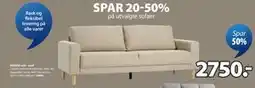 JYSK EGENSE sofa - sand tilbud