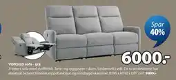 JYSK VONSILD sofa - grå tilbud