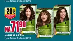 Europris NATURAL & EASY tilbud