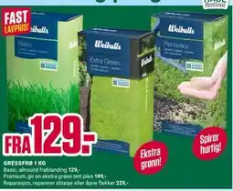 Europris GRESSFRØ 1 KG tilbud