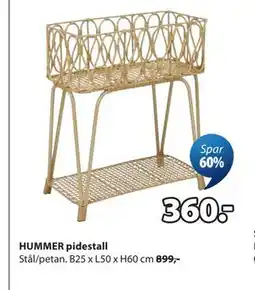 JYSK HUMMER pidestall tilbud
