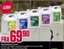Europris VASKEMIDLER TIL HUS tilbud