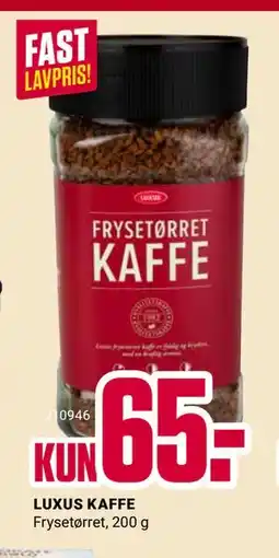 Europris LUXUS KAFFE tilbud