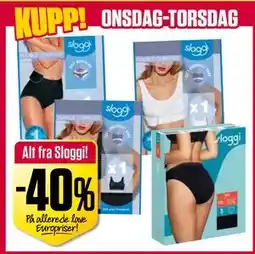 Europris Alt fra Sloggi! tilbud