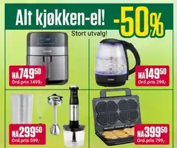 Europris Alt kjøkken-el! tilbud
