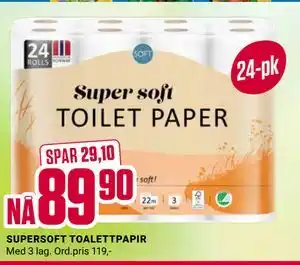 SUPERSOFT TOALETTPAPIR