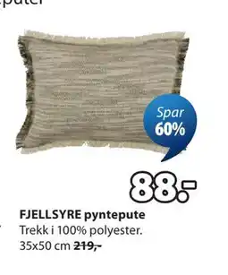 JYSK FJELLSYRE pyntepute tilbud