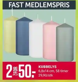 Europris KUBBELYS, Medlemspris tilbud