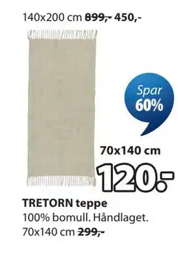 JYSK TRETORN teppe tilbud