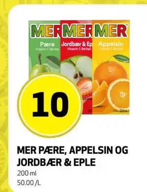 Bunnpris MER PÆRE, APPELSIN OG JORDBÆR & EPLE tilbud