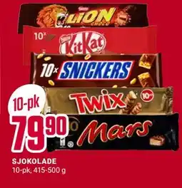 Europris SJOKOLADE tilbud