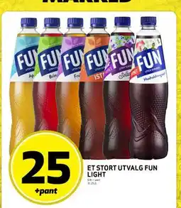 Bunnpris ET STORT UTVALG FUN LIGHT tilbud