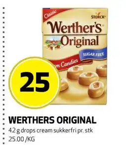 Bunnpris WERTHERS ORIGINAL tilbud
