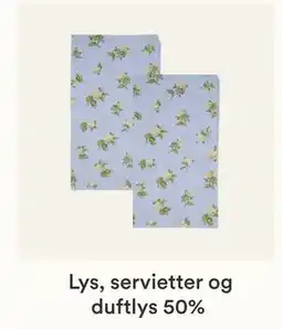 Kid Interiør Lys, servietter og duftlys tilbud