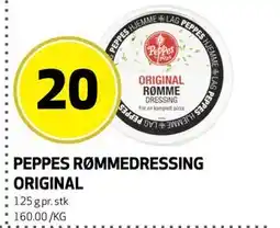 Bunnpris PEPPES RØMMEDRESSING ORIGINAL tilbud