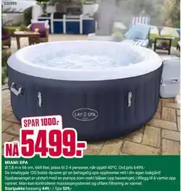 Europris MIAMI SPA tilbud