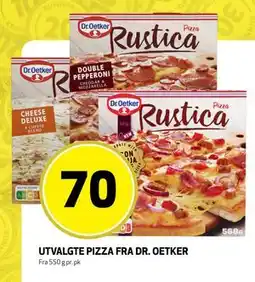 Bunnpris UTVALGTE PIZZA FRA DR. OETKER tilbud