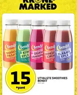 Bunnpris UTVALGTE SMOOTHIES BENDIT tilbud