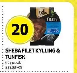 Bunnpris SHEBA FILET KYLLING & TUNFISK tilbud