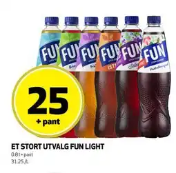 Bunnpris ET STORT UTVALG FUN LIGHT tilbud