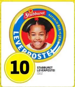 Bunnpris STABBURET LEVERPOSTEI tilbud