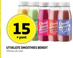 Bunnpris UTVALGTE SMOOTHIES BENDIT tilbud
