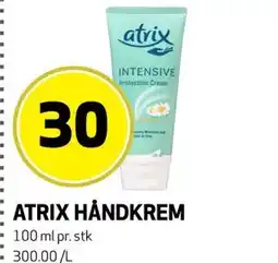 Bunnpris ATRIX HÅNDKREM tilbud