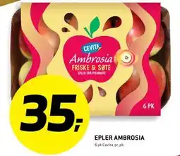 Bunnpris EPLER AMBROSIA tilbud