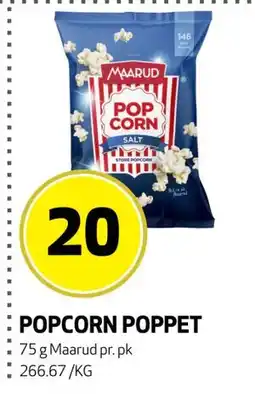 Bunnpris POPCORN POPPET tilbud