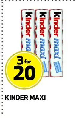 Bunnpris KINDER MAXI tilbud