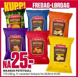 Europris MAARUD POTETGULL tilbud